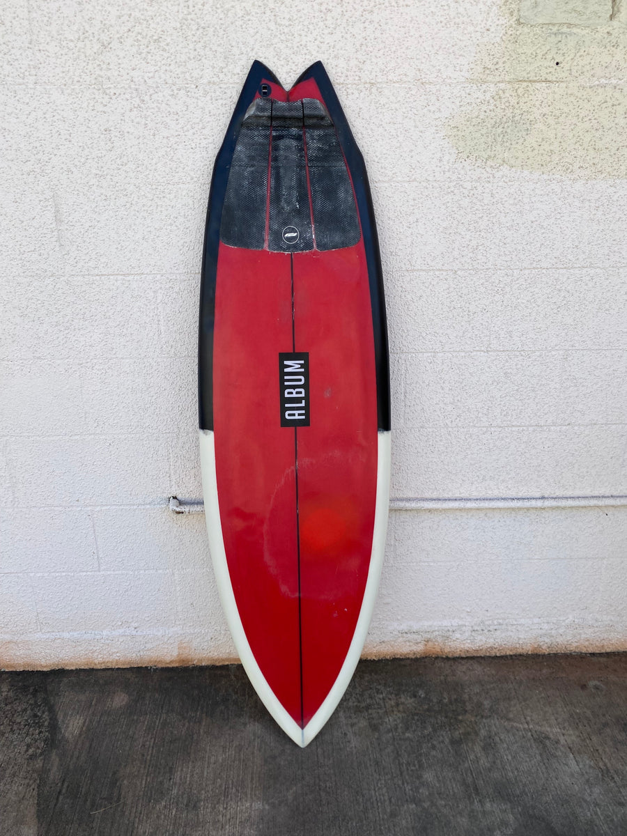Albumサーフボード　Twinsman swirl tint 5’4 5'4