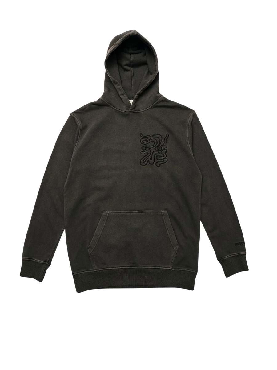 Wasted Talent Bellavista Hoodie - Washed Black – Album Surf