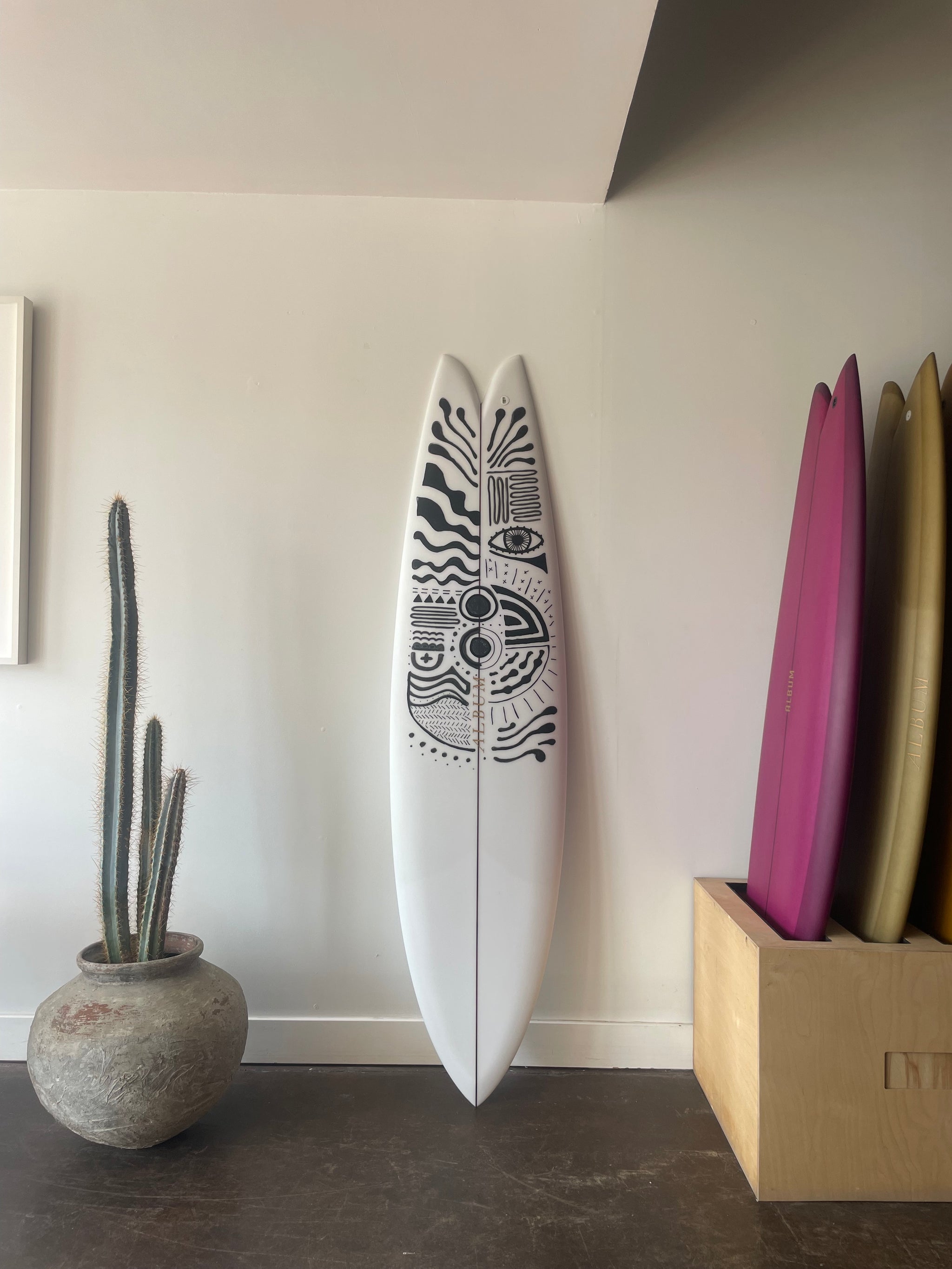 ALBUM　MOONSTONE(6'6\")4チャンネルボトム Moonstone – Album Surf