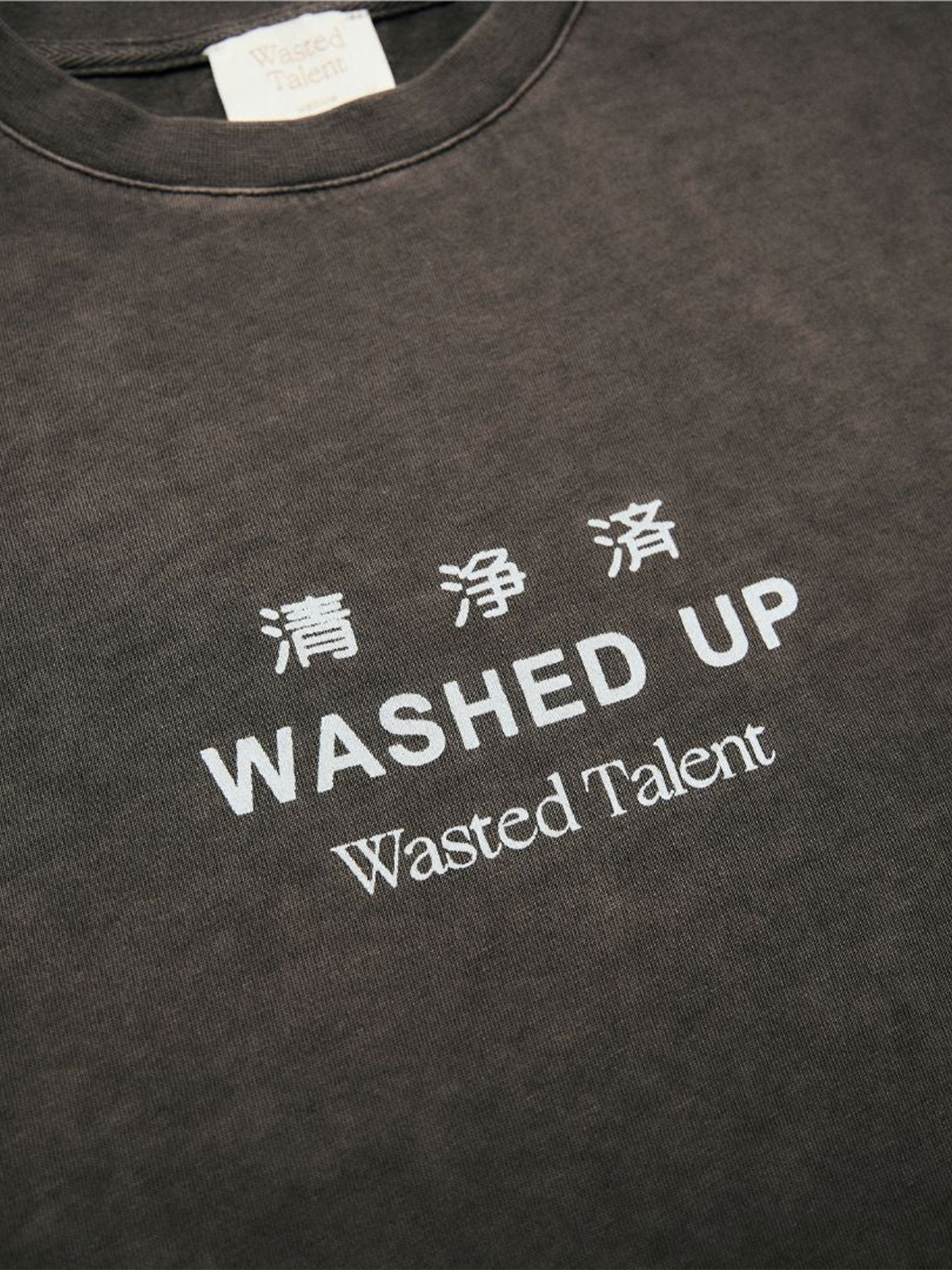 Wasted Talent Otaru T-Shirt - Washed Black – Album Surf