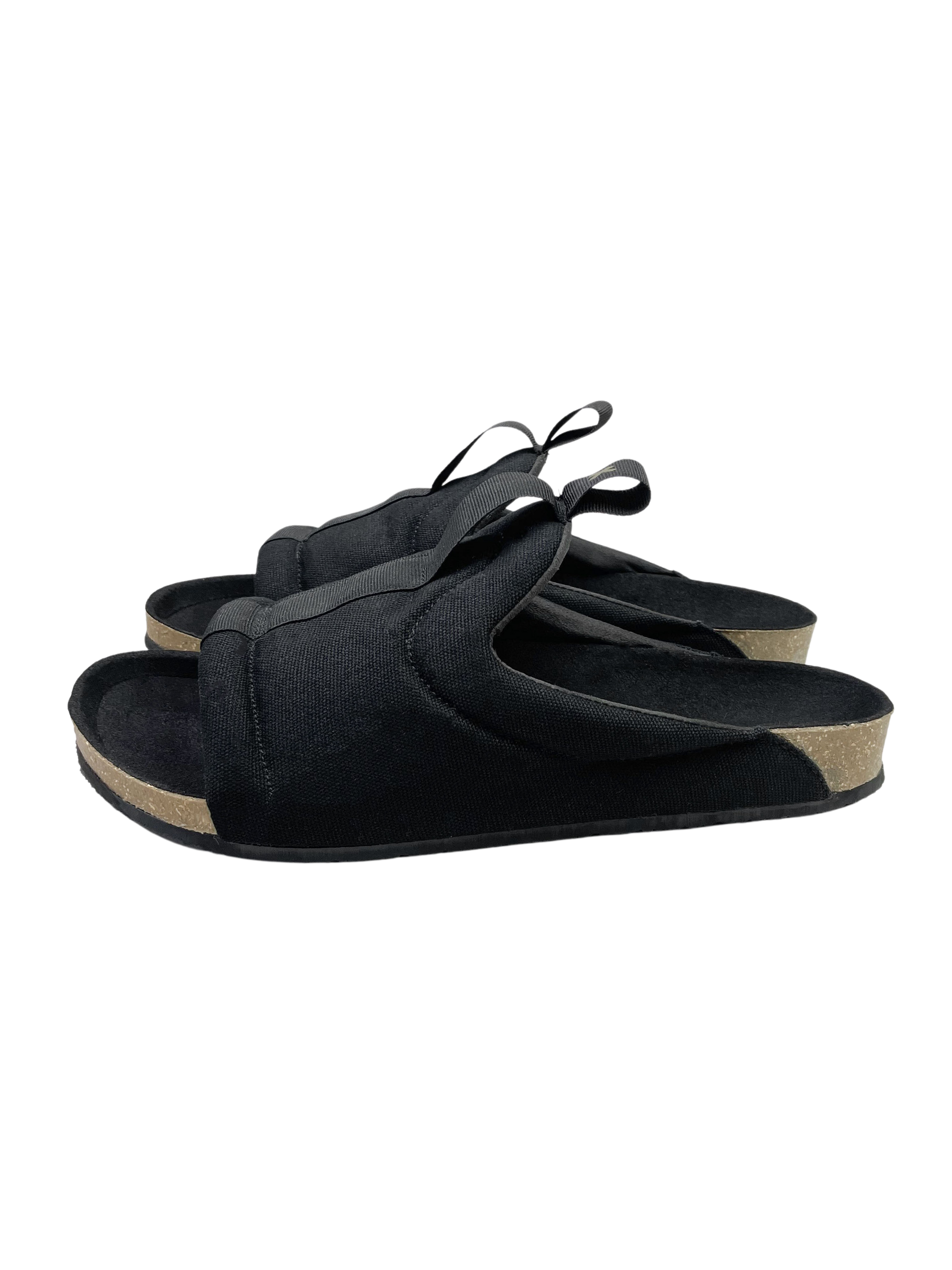 ClearWeather Men\'s Black Waterproof Slide-Sandal with Adjustable Strap Clearweather x Album Canvas Slides – Album Surf main image 3